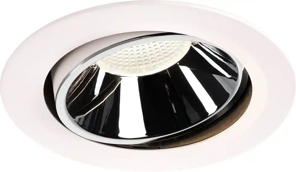 SLV NUMINOS® MOVE DL XL, Indoor LED Deckeneinbauleuchte weiß/chrom 4000K 20° dreh- und schwenkbar Bestpreis