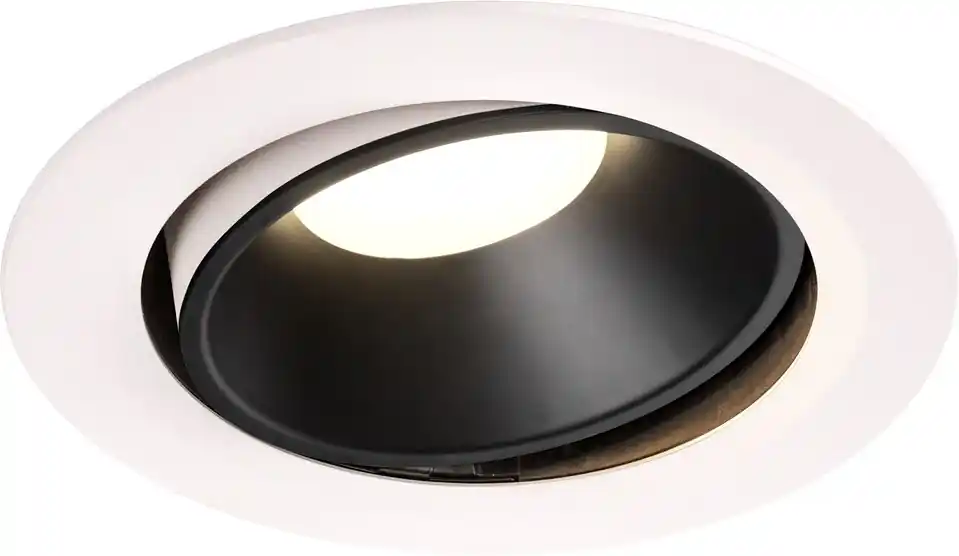 SLV NUMINOS® MOVE DL XL, Indoor LED Deckeneinbauleuchte weiß/schwarz 4000K 40° dreh- und schwenkbar Kostenloser Versand