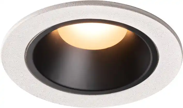 SLV NUMINOS® DL S, Indoor LED Deckeneinbauleuchte weiß/schwarz 2700K 40° inkl. Blattfedern Wochenendangebot