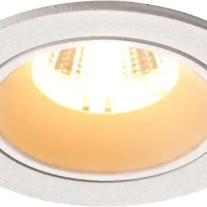 Wochenendangebot SLV NUMINOS® DL S, Indoor LED Deckeneinbauleuchte weiß/weiß 3000K 55° inkl. Blattfedern