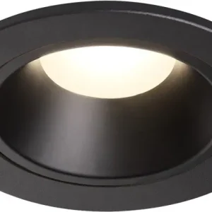 Zertifiziert SLV NUMINOS® DL S, Indoor LED Deckeneinbauleuchte schwarz/schwarz 4000K 20° inkl. Blattfedern