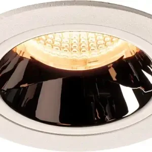 Ausverkauf SLV NUMINOS® DL M, Indoor LED Deckeneinbauleuchte weiß/chrom 2700K 20° inkl. Blattfedern