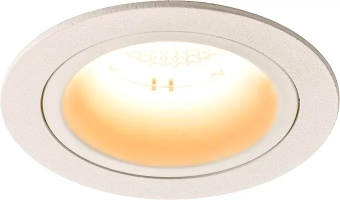 SLV NUMINOS® DL M, Indoor LED Deckeneinbauleuchte weiß/weiß 2700K 40° inkl. Blattfedern Preiswert