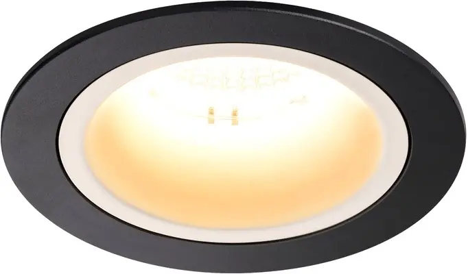Direktkauf SLV NUMINOS® DL M, Indoor LED Deckeneinbauleuchte schwarz/weiß 3000K 55° inkl. Blattfedern