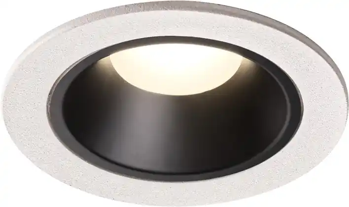 Neue Kollektion SLV NUMINOS® DL S, Indoor LED Deckeneinbauleuchte weiß/schwarz 4000K 40° inkl. Blattfedern