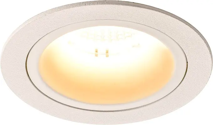 SLV NUMINOS® DL M, Indoor LED Deckeneinbauleuchte weiß/weiß 3000K 55° inkl. Blattfedern Neuheit