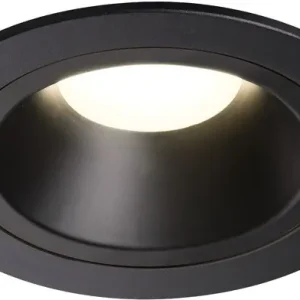 Wochenendangebot SLV NUMINOS® DL M, Indoor LED Deckeneinbauleuchte schwarz/schwarz 4000K 20° inkl. Blattfedern