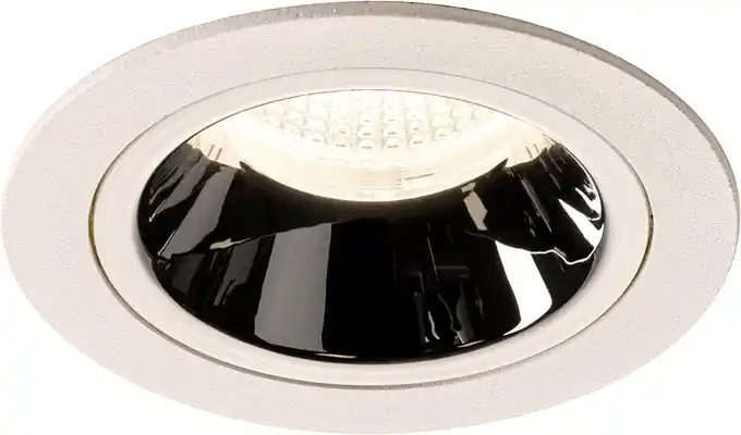 Jetzt Bestellen SLV NUMINOS® DL M, Indoor LED Deckeneinbauleuchte weiß/chrom 4000K 20° inkl. Blattfedern