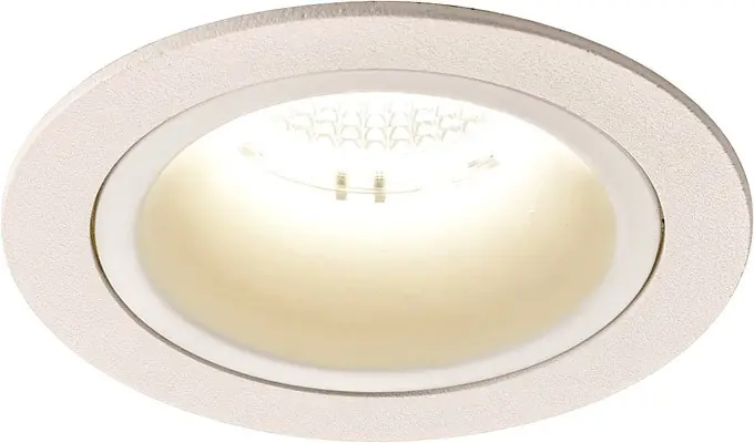 SLV NUMINOS® DL M, Indoor LED Deckeneinbauleuchte weiß/weiß 4000K 40° inkl. Blattfedern Nur Heute