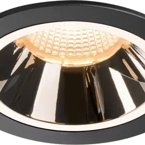 Wochenendangebot SLV NUMINOS® DL L, Indoor LED Deckeneinbauleuchte schwarz/chrom 2700K 20°