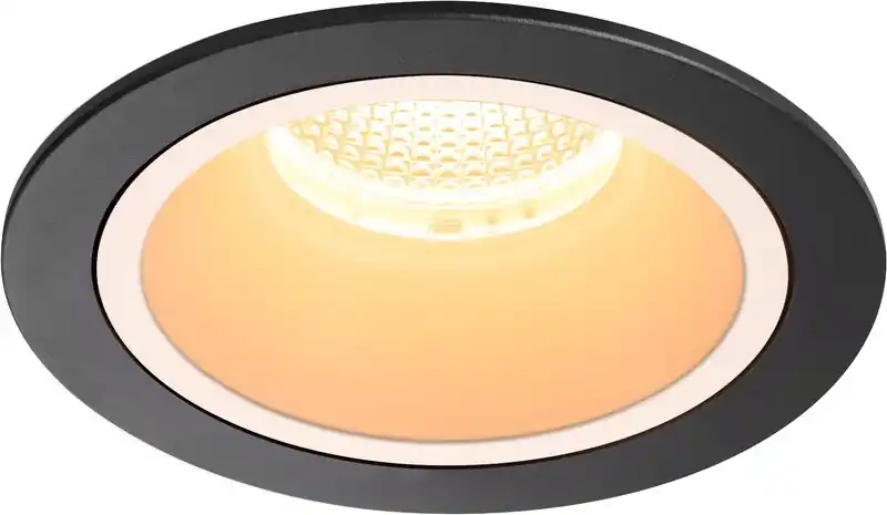 SLV NUMINOS® DL L, Indoor LED Deckeneinbauleuchte schwarz/weiß 2700K 55° Sichere Zahlung