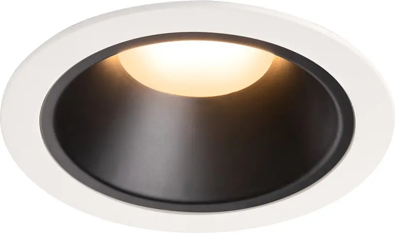 SLV NUMINOS® DL XL, Indoor LED Deckeneinbauleuchte weiß/schwarz 2700K 40° Direkt Vom Hersteller