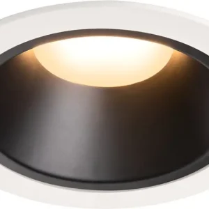 Begrenztes Angebot SLV NUMINOS® DL XL, Indoor LED Deckeneinbauleuchte weiß/schwarz 2700K 55°
