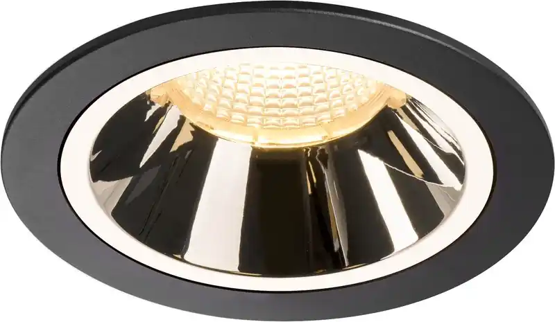 SLV NUMINOS® DL L, Indoor LED Deckeneinbauleuchte schwarz/chrom 3000K 55° Nur Für Kurze Zeit