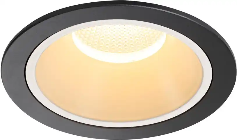 Preisreduziert SLV NUMINOS® DL XL, Indoor LED Deckeneinbauleuchte schwarz/weiß 3000K 55°