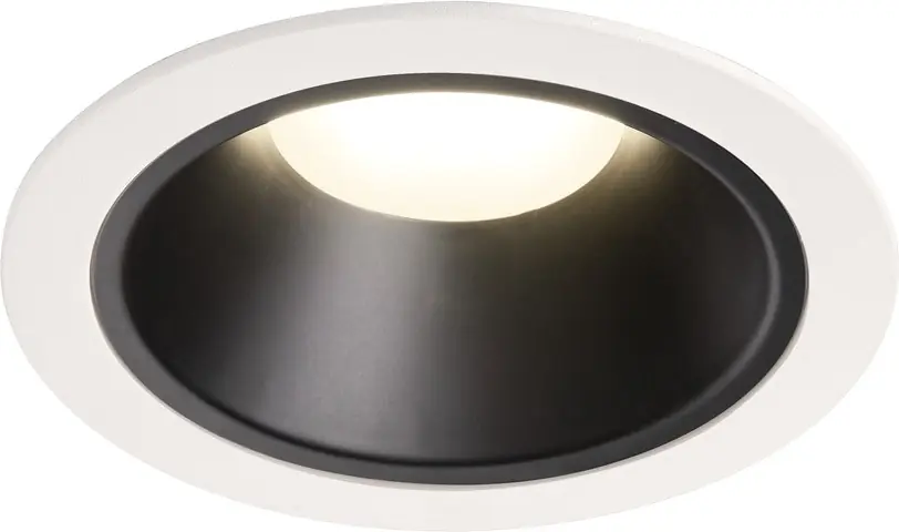 SLV NUMINOS® DL XL, Indoor LED Deckeneinbauleuchte weiß/schwarz 4000K 55° Sonderangebot