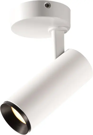 Schneller Versand SLV NUMINOS® SPOT PHASE S, Indoor LED Deckenaufbauleuchte weiß/schwarz 3000K 60°