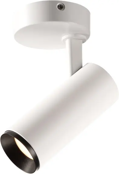 Kostenfreie Lieferung SLV NUMINOS® SPOT PHASE S, Indoor LED Deckenaufbauleuchte weiß/schwarz 4000K 24°
