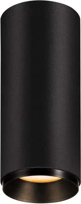 SLV NUMINOS® CL PHASE S, Indoor LED Deckenaufbauleuchte schwarz/schwarz 2700K 60° Neue Ware