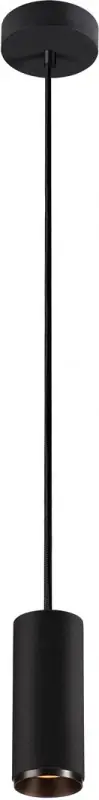 Neu SLV NUMINOS® PD PHASE S, Indoor LED Pendelleuchte schwarz/schwarz 2700K 36°