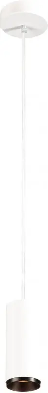 Rabatt SLV NUMINOS® PD PHASE S, Indoor LED Pendelleuchte weiß/schwarz 2700K 60°