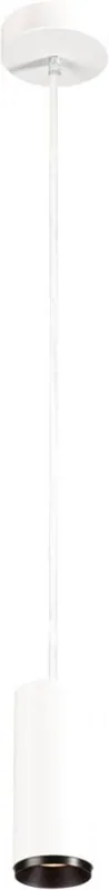 Letzte Chance SLV NUMINOS® PD PHASE S, Indoor LED Pendelleuchte weiß/schwarz 4000K 60°