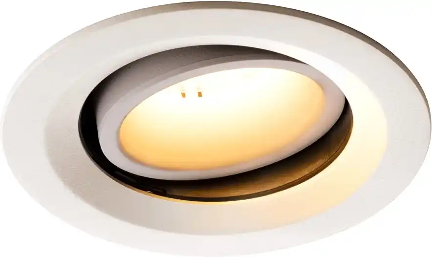 SLV NUMINOS® MOVE DL M, Indoor LED Deckeneinbauleuchte weiß/weiß 2700K 40° dreh- und schwenkbar Markenprodukt