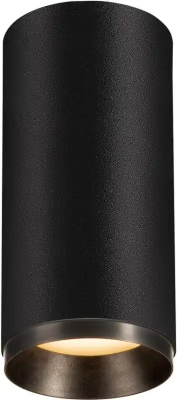 SLV NUMINOS® CL PHASE M, Indoor LED Deckenaufbauleuchte schwarz/schwarz 3000K 60° Top-Seller