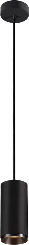 SLV NUMINOS® PD PHASE M, Indoor LED Pendelleuchte schwarz/schwarz 2700K 24° Garantierte Lieferung