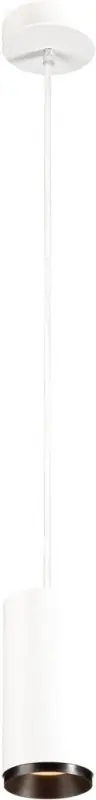 Rabatt SLV NUMINOS® PD PHASE M, Indoor LED Pendelleuchte weiß/schwarz 2700K 36°