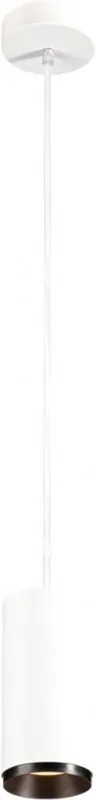 Neuheit SLV NUMINOS® PD PHASE M, Indoor LED Pendelleuchte weiß/schwarz 3000K 60°