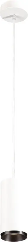 Schneller Versand SLV NUMINOS® PD PHASE M, Indoor LED Pendelleuchte weiß/schwarz 4000K 36°
