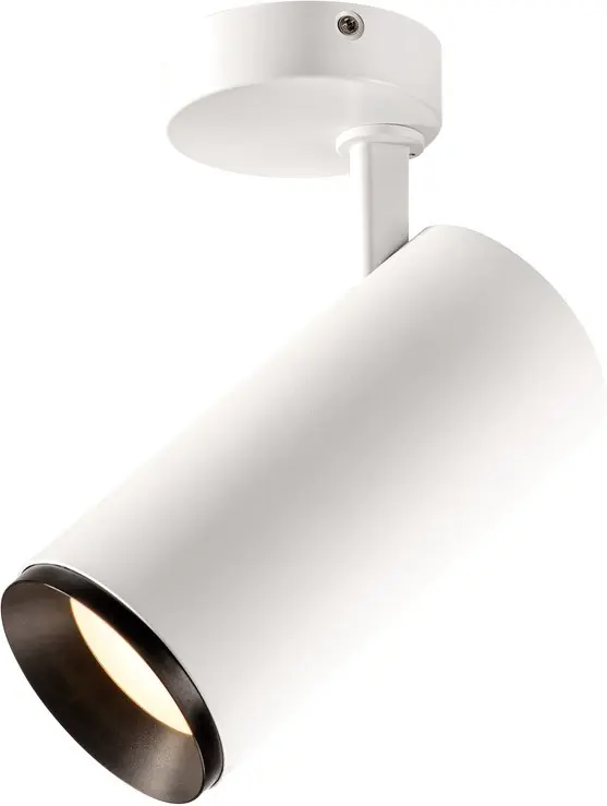 Top-Preis SLV NUMINOS® SPOT PHASE L, Indoor LED Deckenaufbauleuchte weiß/schwarz 4000K 24°