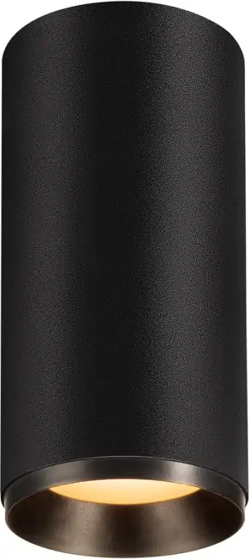 Expressversand SLV NUMINOS® CL PHASE L, Indoor LED Deckenaufbauleuchte schwarz/schwarz 2700K 60°