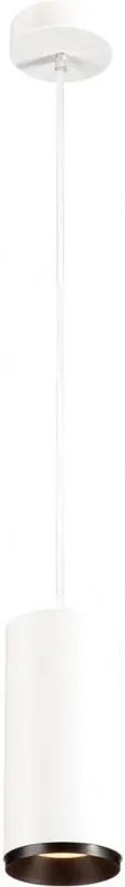 Neue Ware SLV NUMINOS® PD PHASE L, Indoor LED Pendelleuchte weiß/schwarz 3000K 24°