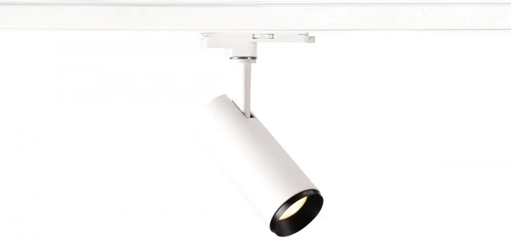 SLV 3~ NUMINOS® DALI S, 3 Phasen System Leuchte weiß/schwarz 3000K 60° Echt