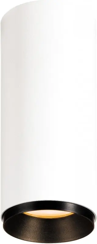 SLV NUMINOS® CL DALI S, Indoor LED Deckenaufbauleuchte weiß/schwarz 2700K 36° Must-Have