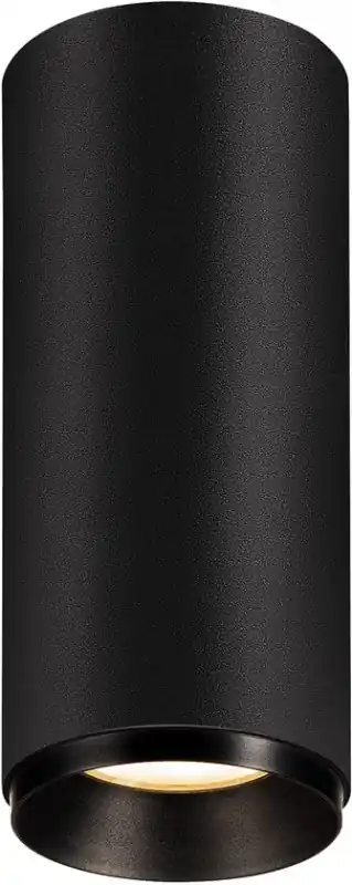 Zertifiziert SLV NUMINOS® CL DALI S, Indoor LED Deckenaufbauleuchte schwarz/schwarz 3000K 36°