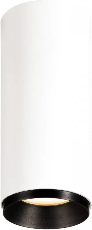 SLV NUMINOS® CL DALI S, Indoor LED Deckenaufbauleuchte weiß/schwarz 3000K 24° Neuheit