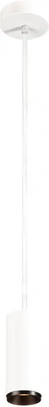 SLV NUMINOS® PD DALI S, Indoor LED Pendelleuchte weiß/schwarz 2700K 24° Gratis Versand