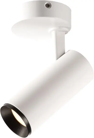 SLV NUMINOS® SPOT DALI S, Indoor LED Deckenaufbauleuchte weiß/schwarz 4000K 60° Zertifiziert
