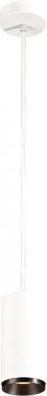 SLV NUMINOS® PD DALI M, Indoor LED Pendelleuchte weiß/schwarz 3000K 36° Nur Heute