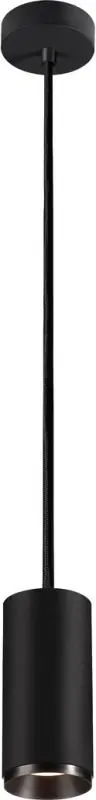 SLV NUMINOS® PD DALI M, Indoor LED Pendelleuchte schwarz/schwarz 4000K 60° Markenware