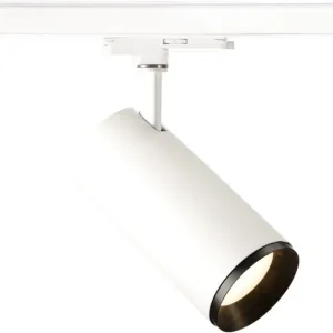 Zertifiziert SLV 3~ NUMINOS® DALI L, 3 Phasen System Leuchte weiß/schwarz 4000K 24°