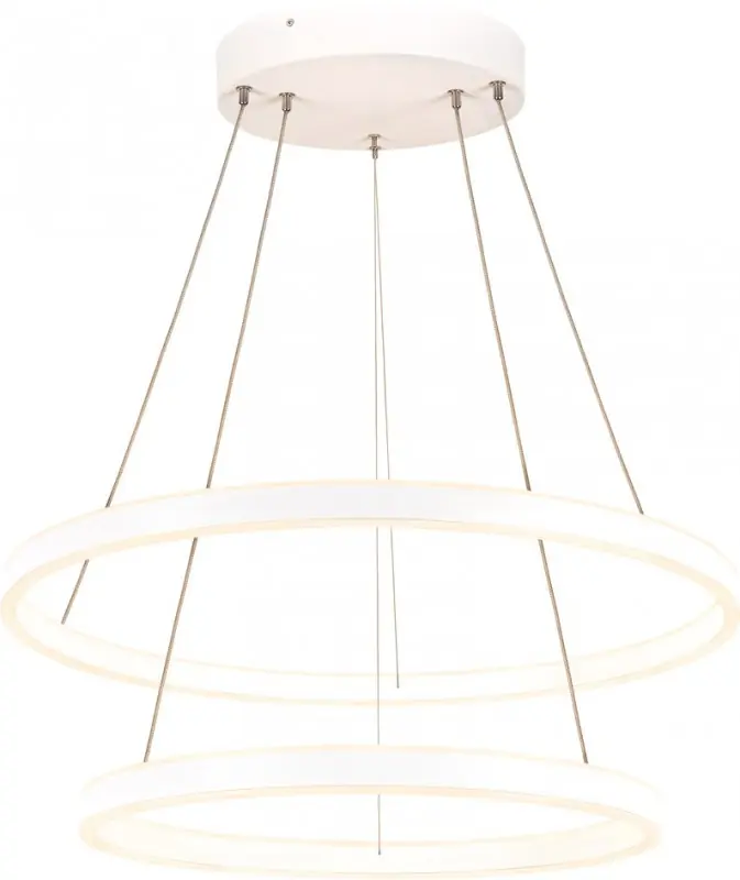 Neue Kollektion SLV ONE DOUBLE PD DALI UP/DOWN, Indoor LED Pendelleuchte weiß CCT switch 3000K