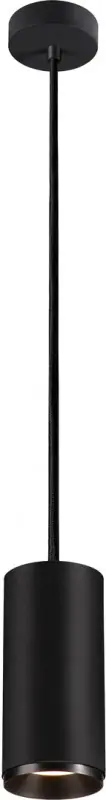SLV NUMINOS® PD DALI L, Indoor LED Pendelleuchte schwarz/schwarz 4000K 36° Aktuell