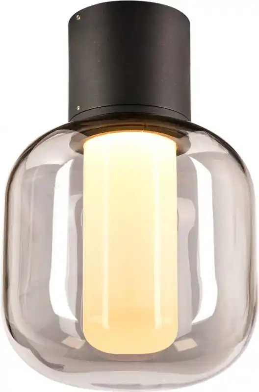Solange Der Vorrat Reicht SLV OVALISK CL, Outdoor LED Deckenaufbauleuchte anthrazit CCT switch 3000K