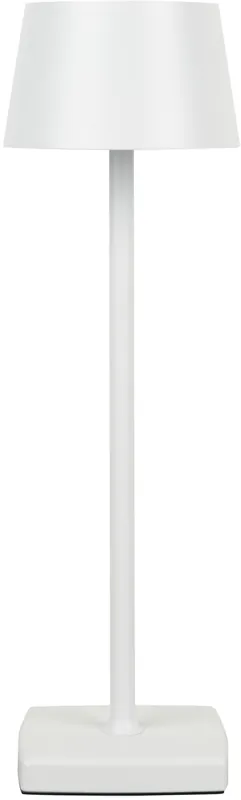 Preisreduziert SHOWTEC EventLITE Table-WW Kompakte 3,5-W-IP54-Batterielampe mit Touch-Dimmer – weiß