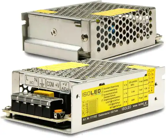 Sofort Bestellen ISOLED LED Trafo 24V/DC, 0-35W, Gitter