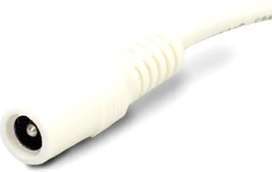 Neue Kollektion ISOLED Anschlussleitung mit Rundstecker FEMALE 1,5m weiß